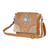 Myra Vintage Hues Leather & Hairon Bag