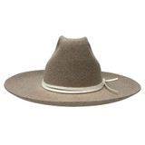 American Hat Makers Cresent - Flipped Brim Felt Fedora Hat