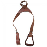 Tough-1 Kids' Nylon Slip-On Stirrup Set (Leather Covered Stirrups)