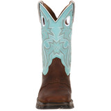 Durango Women's Lady Rebel Powder N' Lace Saddle Cowgirl Boots