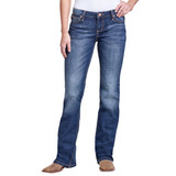 Wrangler Women's Mae Retro Mid Rise Boot Cut Jeans - MS Wash
