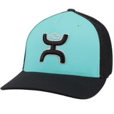 HOOey Turquoise & Black Coach FlexFit Cap