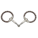 Tough1 Miniature Offset Dee with Dots Snaffle - 4"