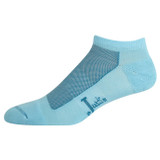 Justin Women's Turquoise No Show Socks - 3 Pack