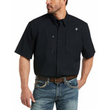 Ariat Men's Black VentTEK Classic Fit Short Sleeve Shirt