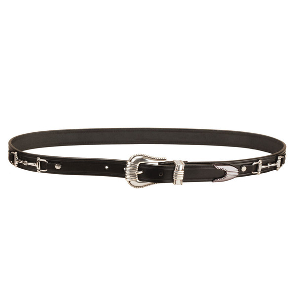 小物 TORY LEATHER 3-Piece Silver Buckle Belts TORY LEATHER 