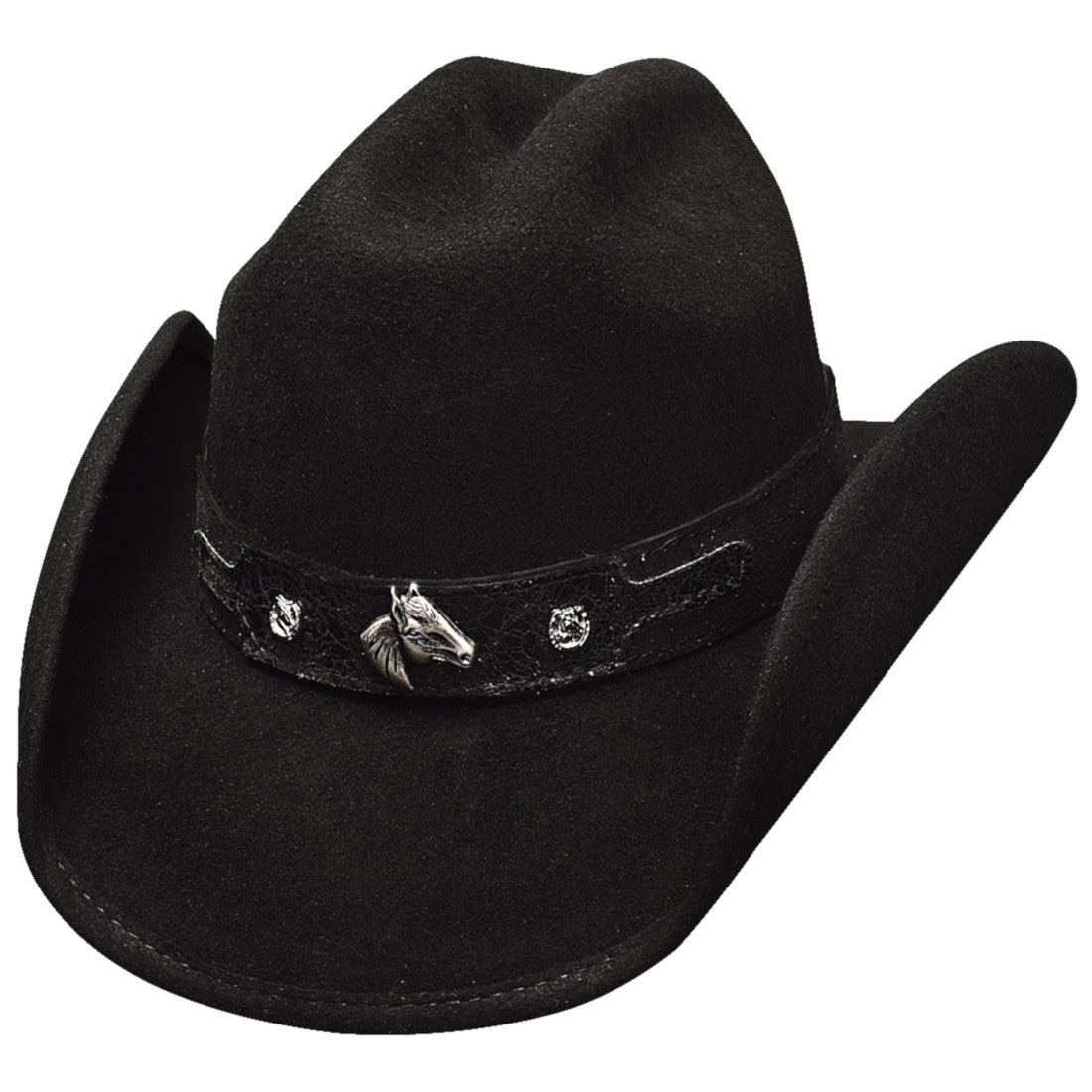Bullhide Kids' Horsing Around Premium Wool Cowboy Hat - Picture 13 of 16