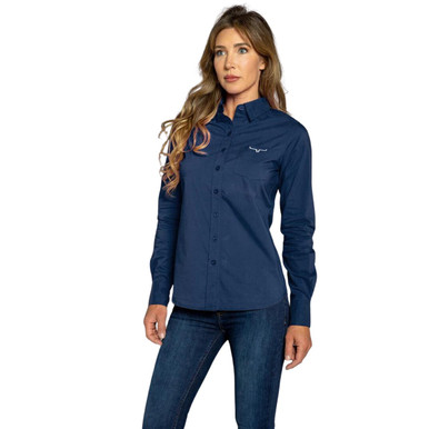 Women's Kimes Ranch Team Button Down Western Shirt (S - XXL; 2 Colours