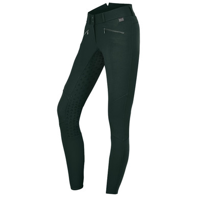 Horze Women's Mira Thermo Full Seat Breeches - Chocolate Martini