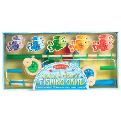 Wooden Magnetic Fishing Pole and Fish Set: Pre-Order – Wild Oak Co.