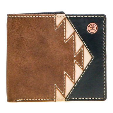 Star Western Mens Wallet Bifold Check Book, Faux Leather croc