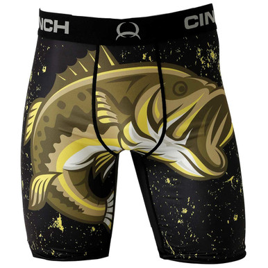 CINCH MEN'S COW PRINT 6 BOXER BRIEF, MENS UNDERWEAR