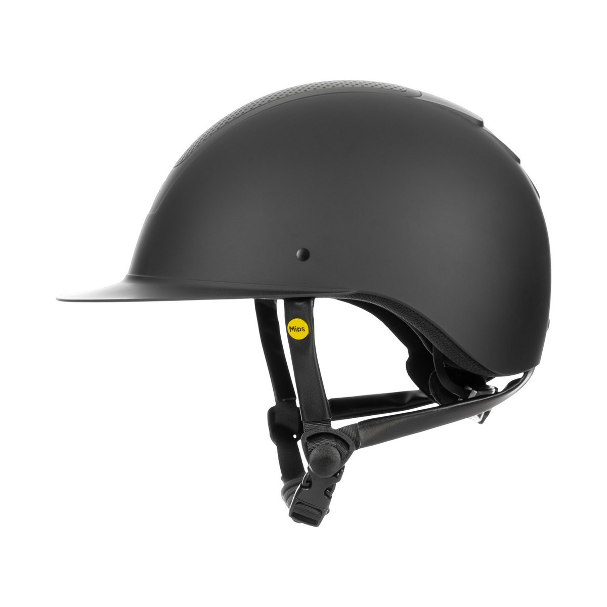 Equinavia Crown MIPS® Riding Helmet - Black/Black - Picture 6 of 6