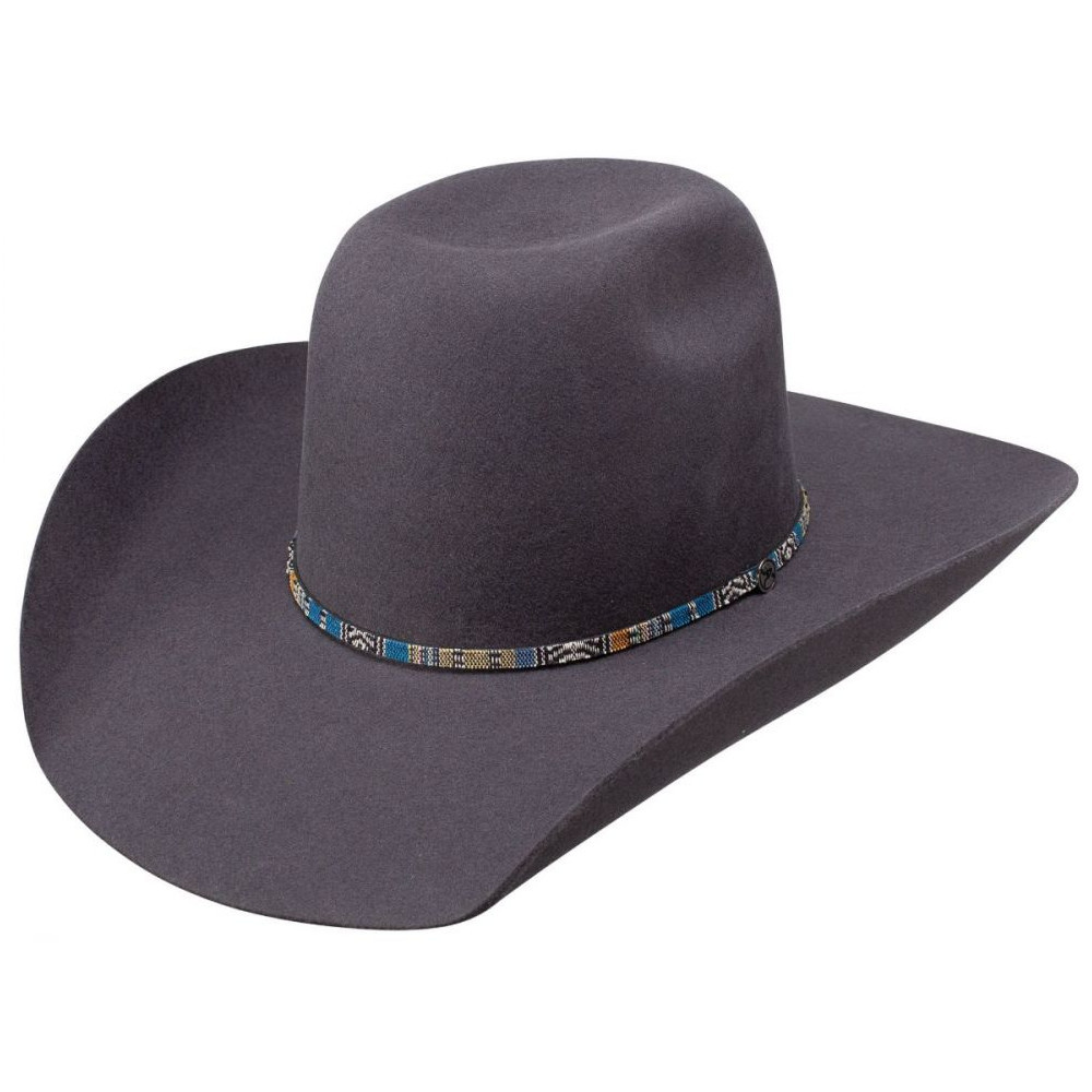 HOOey by Resistol Cowboyhut silber smoke 6x Wolle - Bild 2 von 3