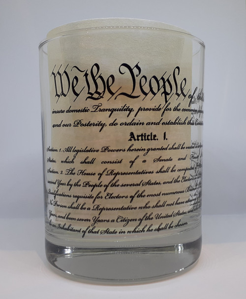 Constitution Rocks Glass