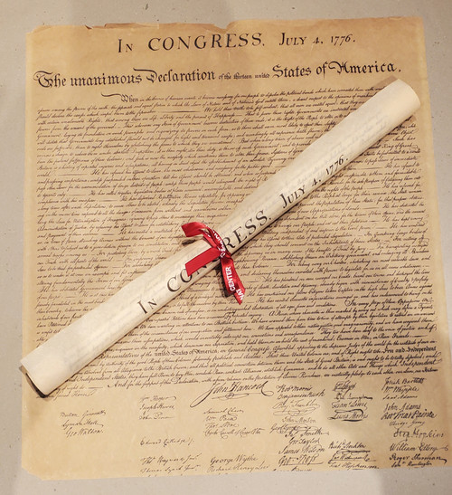 Declaration of Independence Poster w/ Ribbon (small, rolled)