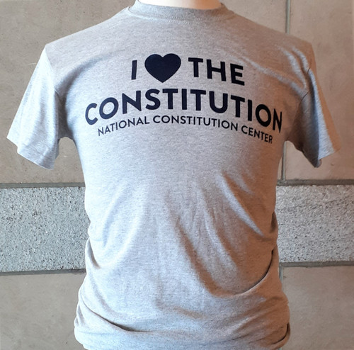 I (heart) the Constitution T-Shirt (Adult, Grey)
