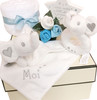 3 Tier Keepsake New Baby Gift Box Boy (Elephant)