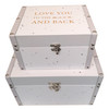 Luxury Keepsake Baby Gift Box Chest Large (Elephant)