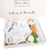 New Baby Clothes Gift Box Welcome Little One Woodland (Fox)