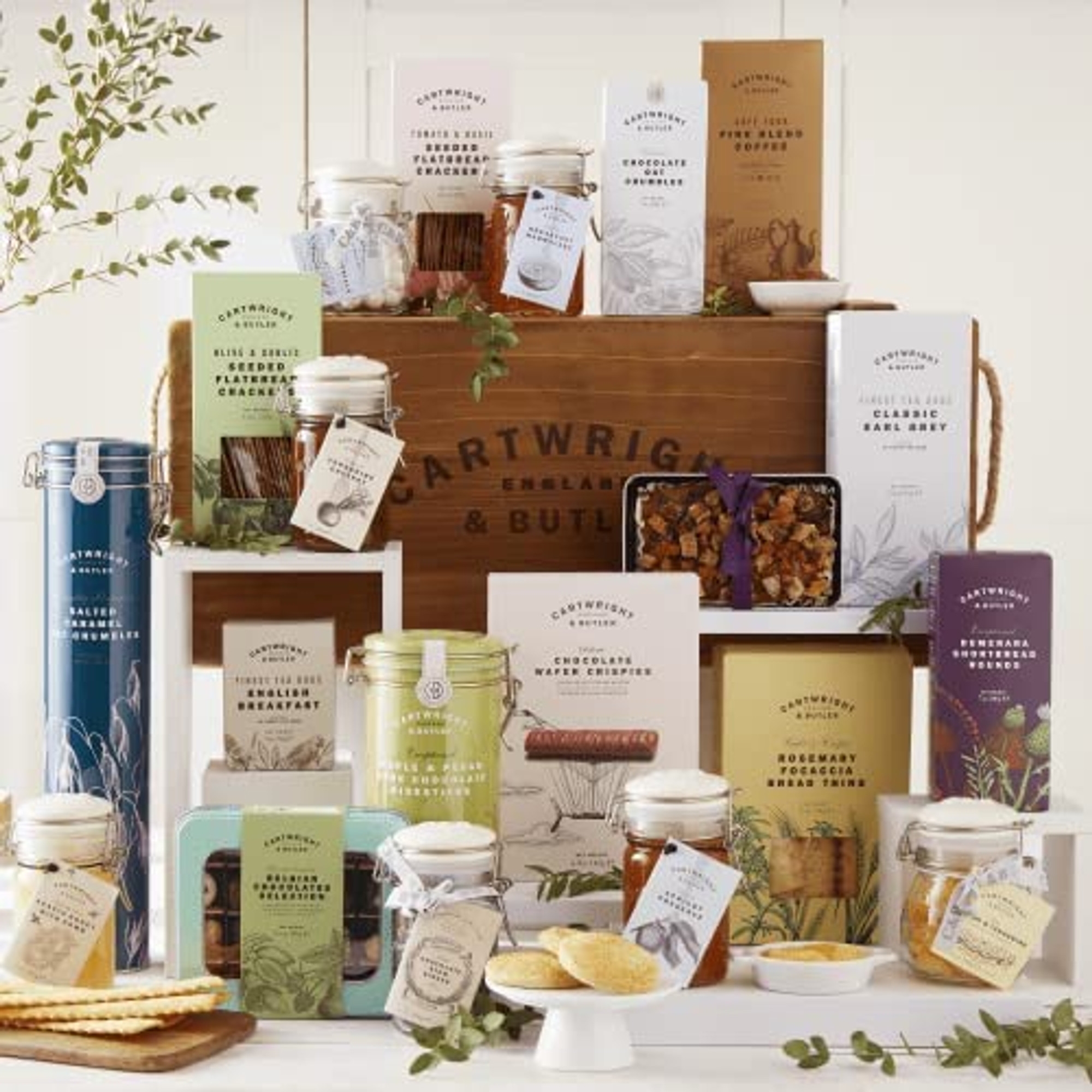 The Ultimate Luxury Large Wooden Food Gift Hamper (Rosedale Crate)