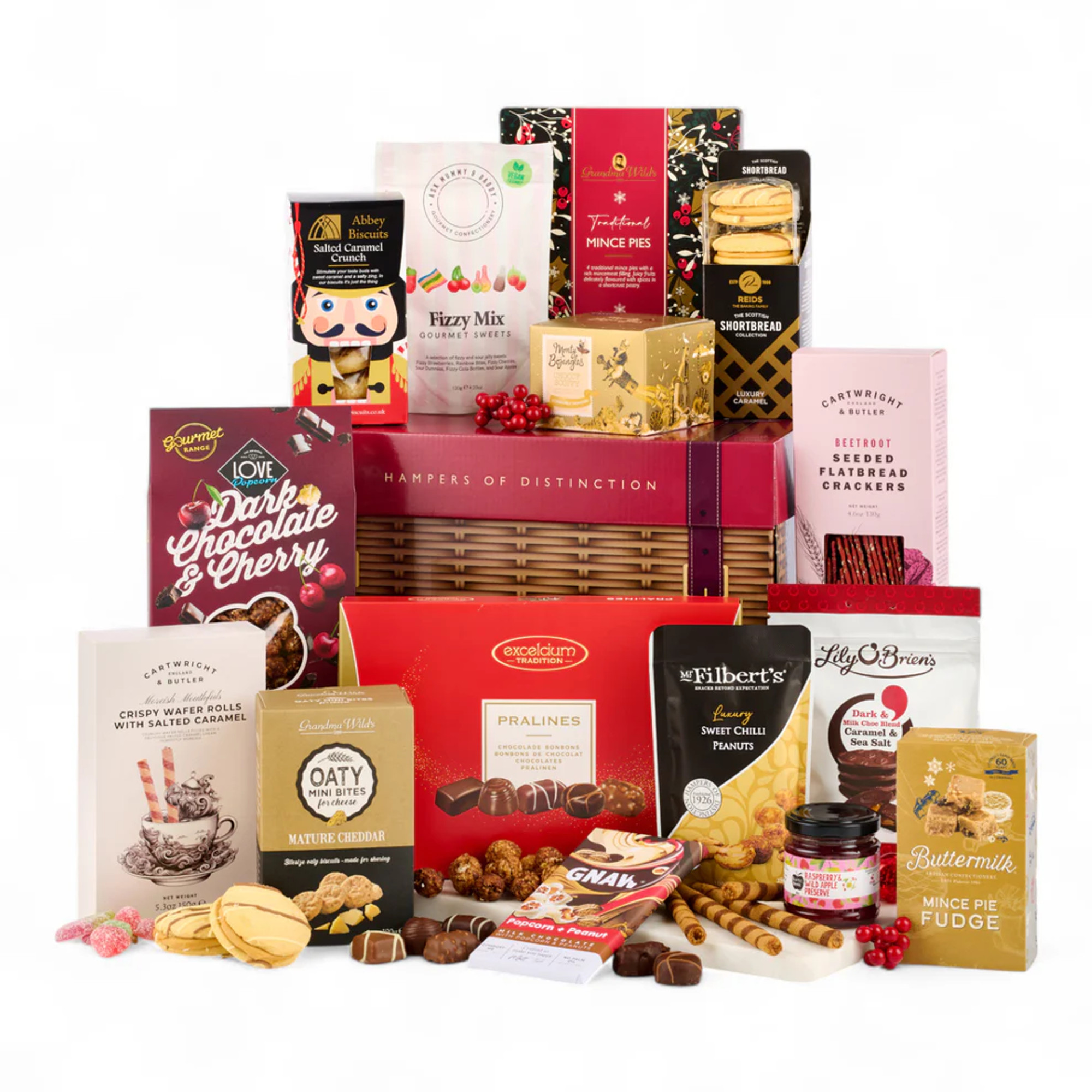 Classic Christmas Gift Box Hamper Treat New Parents  (Alcohol Free)  Classic Christmas Gift Box Hamper Treat New Parents  (Alcohol Free)