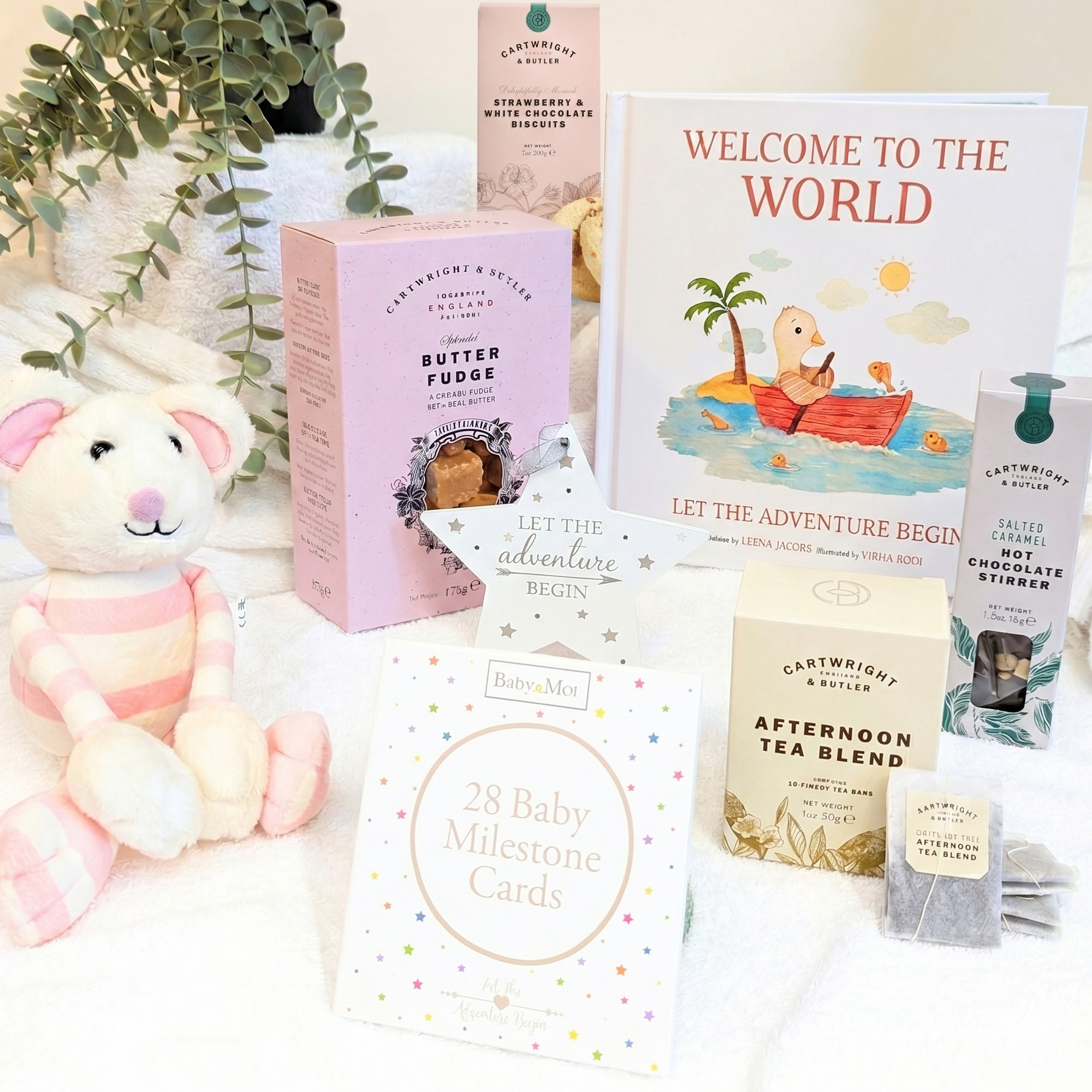 Congratulations on your Baby Girl Tea Time Treats Hamper