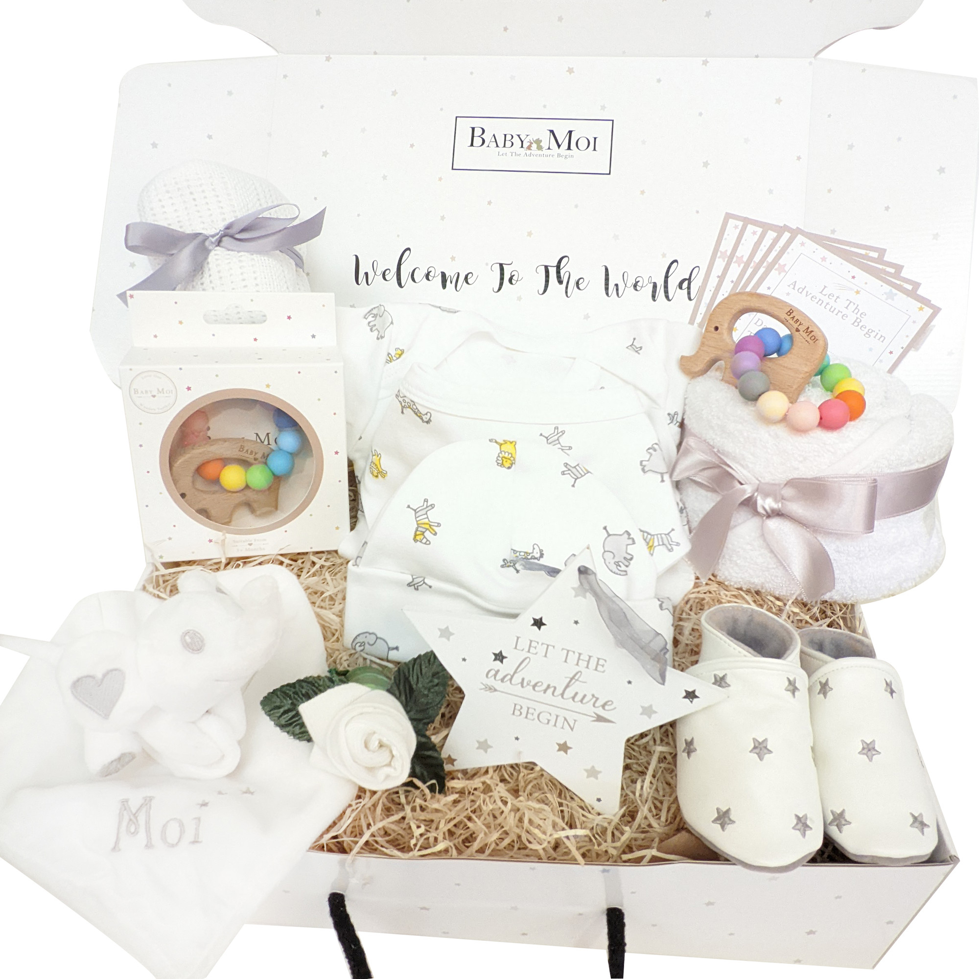 Blue Wooden Newborn Baby Gift Hampers at best price in Mumbai | ID:  24552381491