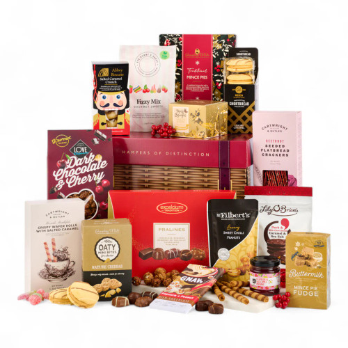 Classic Christmas Gift Box Hamper Treat New Parents  (Alcohol Free)  Classic Christmas Gift Box Hamper Treat New Parents  (Alcohol Free)