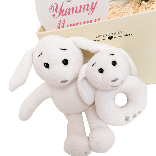 3 Tier New Mum & Baby Girl Cuddles pink Nappy Cake