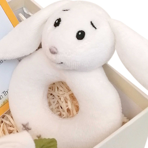 3 TIER NAPPY CAKE NEW BORN BABY BOY GIFT  Posy (Organic Bunny)