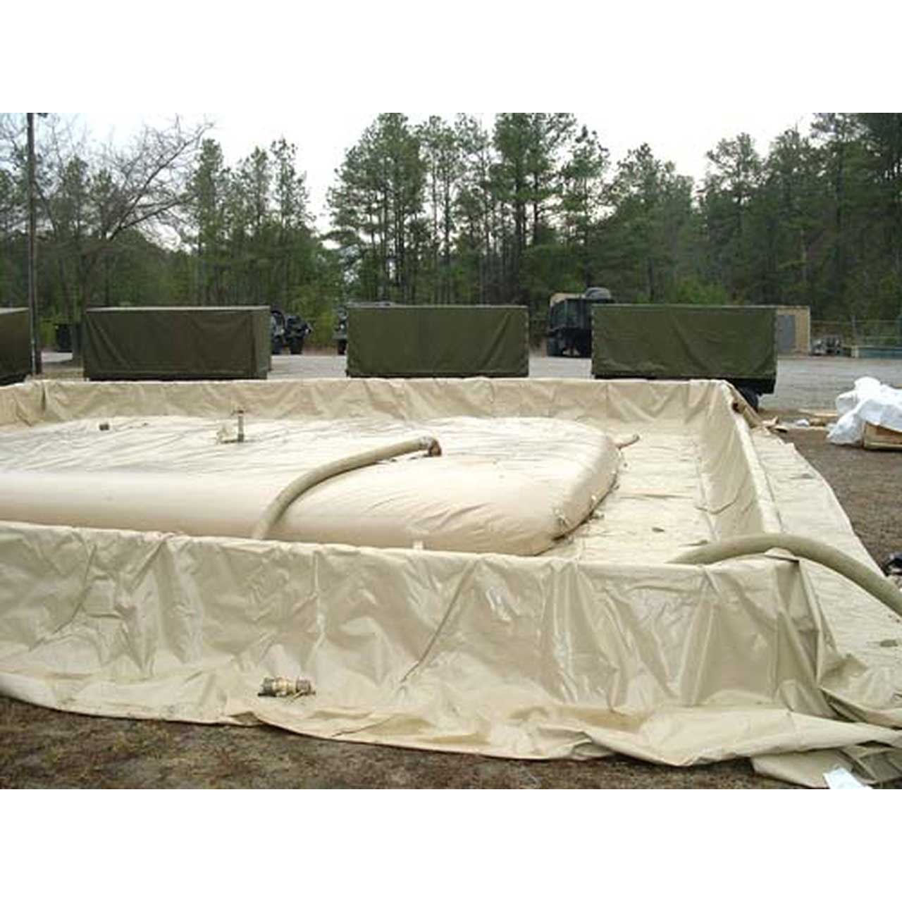 Waterplex fuel containment and spill bunding