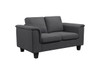 Kinnect York Love Seat Slate