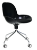 Zamoo guest chair on casters Black