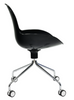 Zamoo guest chair on casters Black