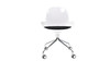 Zamoo guest chair on casters White