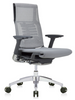 Powerfit Black Frame Fabric Seat chair by Eurotech