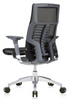 Powerfit Black Frame Fabric Seat chair by Eurotech