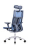 Powerfit Black Frame Mesh W/Headrest chair by Eurotech