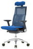 Powerfit Black Frame Fabric Seat W/Headrest chair by Eurotech