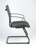 Europa Guest Chair Black Titanium Frame by Eurotech