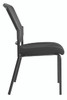 Dakota II Stackable Fabric Seat/Mesh Back No Arms chair by Eurotech