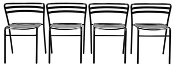 Reklin Stacking Chair (Set of 4) by Eurotech