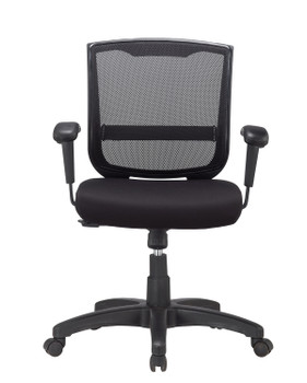 Maze Adjustable Arm Mesh Back Fabric Seat chair by Eurotech