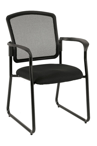 Dakota II Fabric Seat/Mesh Back with Arms chair by Eurotech