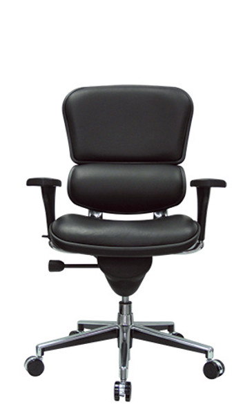 Ergo Mid Back leather chair by Eurotech