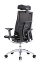 Powerfit Black Frame Mesh W/Headrest chair by Eurotech