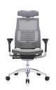 Powerfit Black Frame Mesh W/Headrest chair by Eurotech