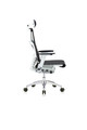 Powerfit White Frame Mesh W/Headrest chair by Eurotech