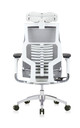 Powerfit White Frame Mesh W/Headrest chair by Eurotech